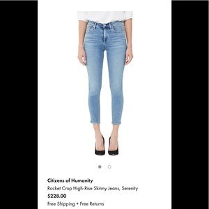 Citizens of humanity rocket high-rise crop